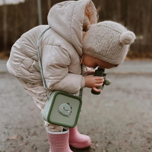 Silikontasche DINO GREEN Zoofamily