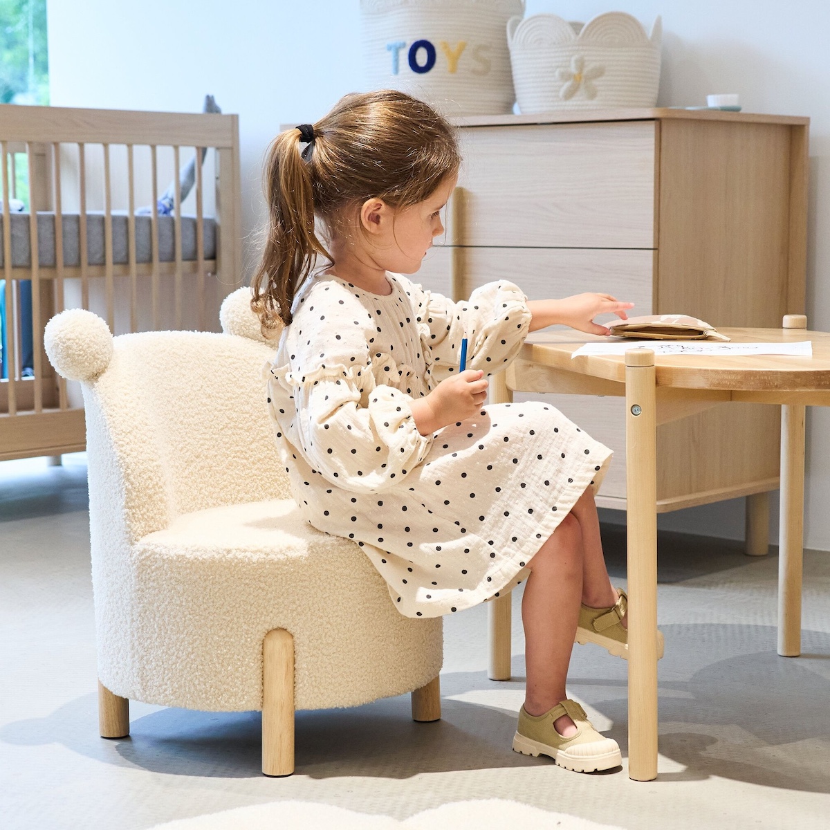 Silla TEDDY Childhome crudo