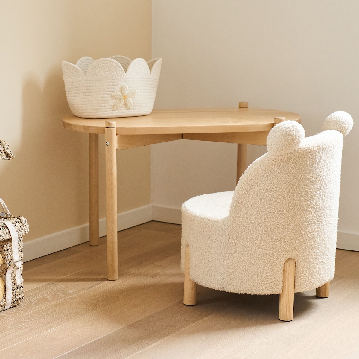 Silla TEDDY Childhome crudo