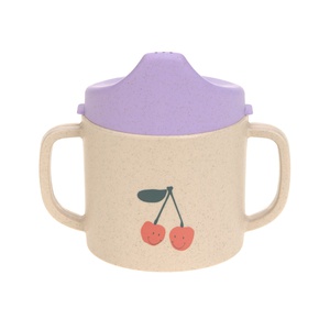 Sippy Cup PP/Zellulose Happy Fruits Cherry Laessig
