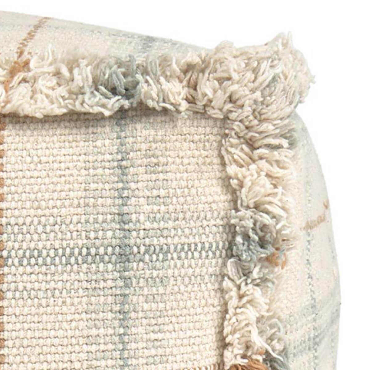 Sitzkissen 40x40x20cm HANDLOOM Wouf wouf Lorena Canals blue sage