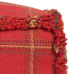 Sitzkissen 40x40x20cm HANDLOOM Wouf wouf Lorena Canals mapple red