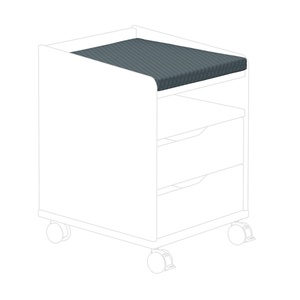 SITZKISSEN ROLLCONT. GRAU DIEGO Schreibtische Paidi 