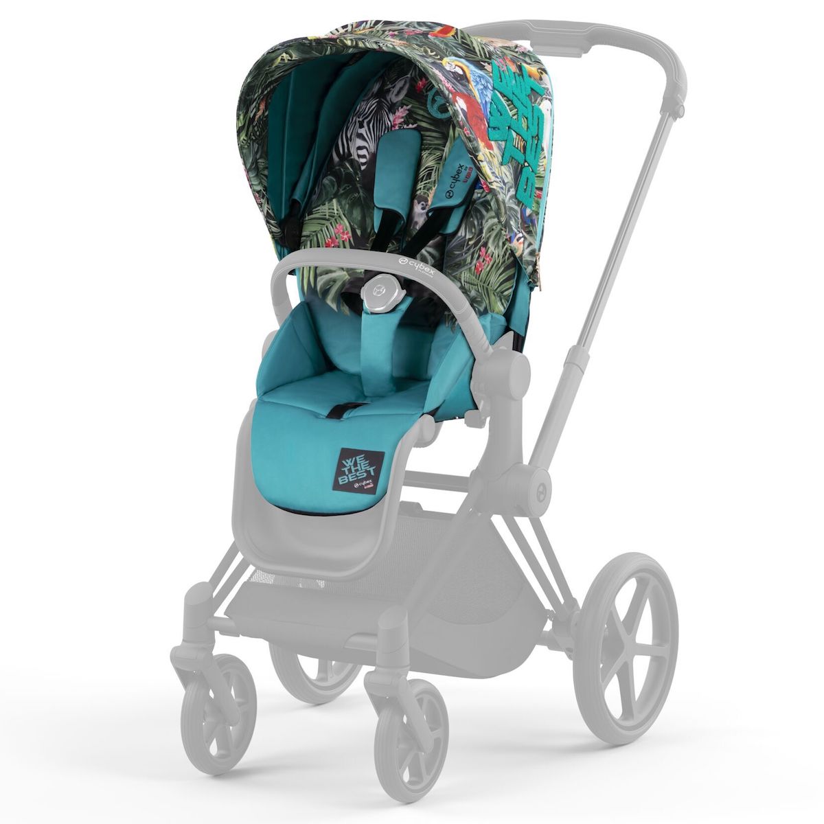 Sitzpaket PRIAM Cybex We the Best blue Cybex mid turquoise