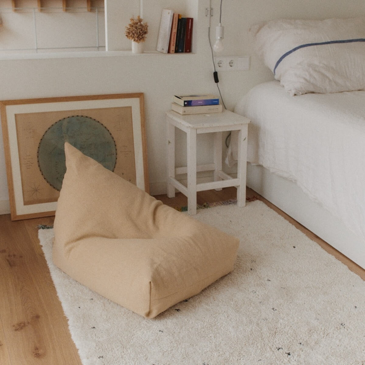 Sitzsack CLEO 55x85x55cm Lorena Canals Light Honey