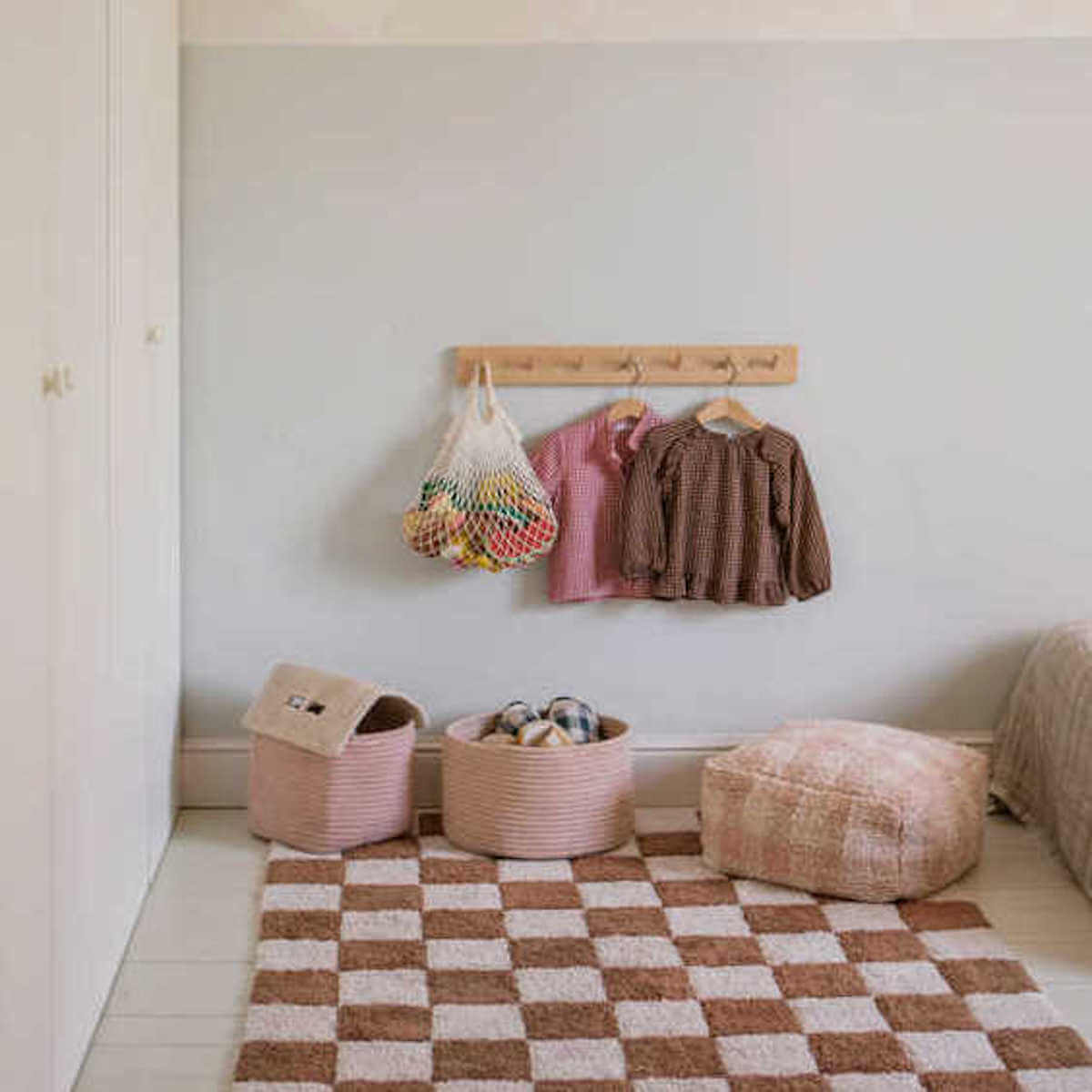 Sitzsack LITTLE CHEF Lorena Canals Vichy-Rose