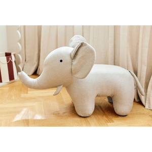 Sitzsack Plüsch ELEPHANT linen grey Childhome