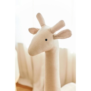 Sitzsack Plüsch GIRAFE Linen beige Childhome