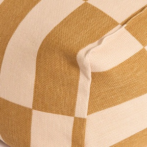 Sitzsack VIBES Nobodinoz Mustard & Sand Tiles
