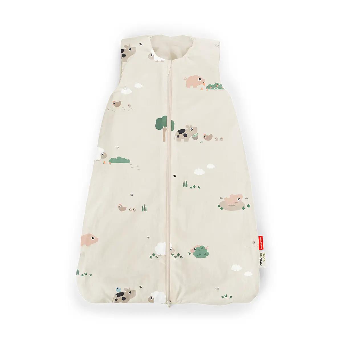 Sleepy bag TOG 2.5 Tiny farm 70cm Done by deer Sand