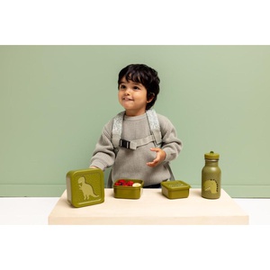 Snackbox 3p MR. DINO Trixie grün