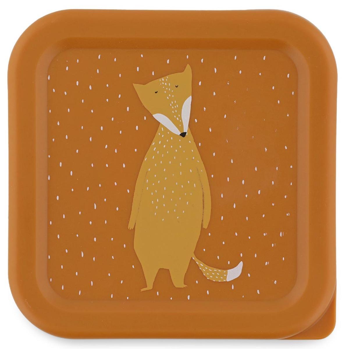 Snackbox 3p MR. FOX Trixie orange