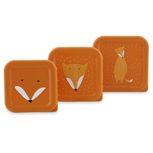Snackbox 3p MR. FOX Trixie orange