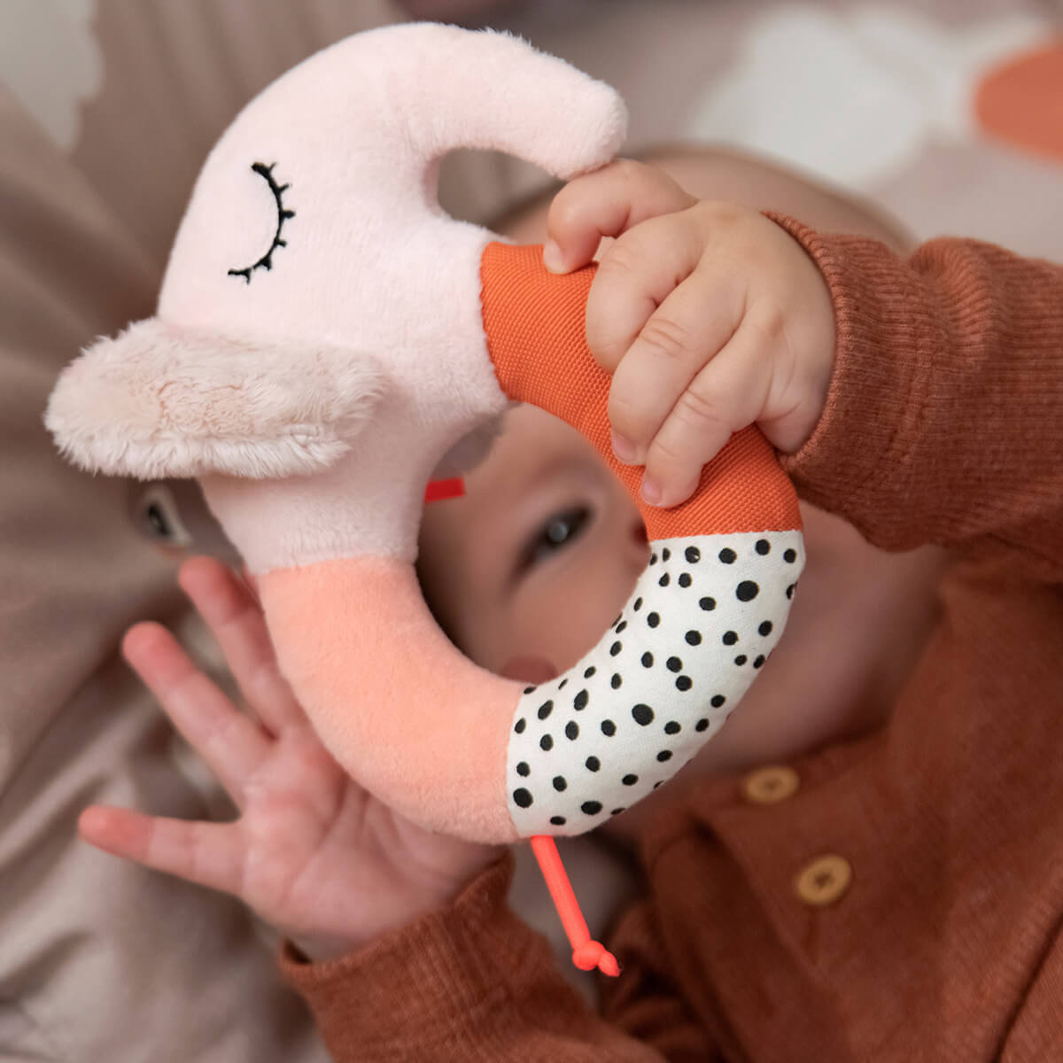 Sonajero sensorial anilla Elphee Azul Erledigt von Deer