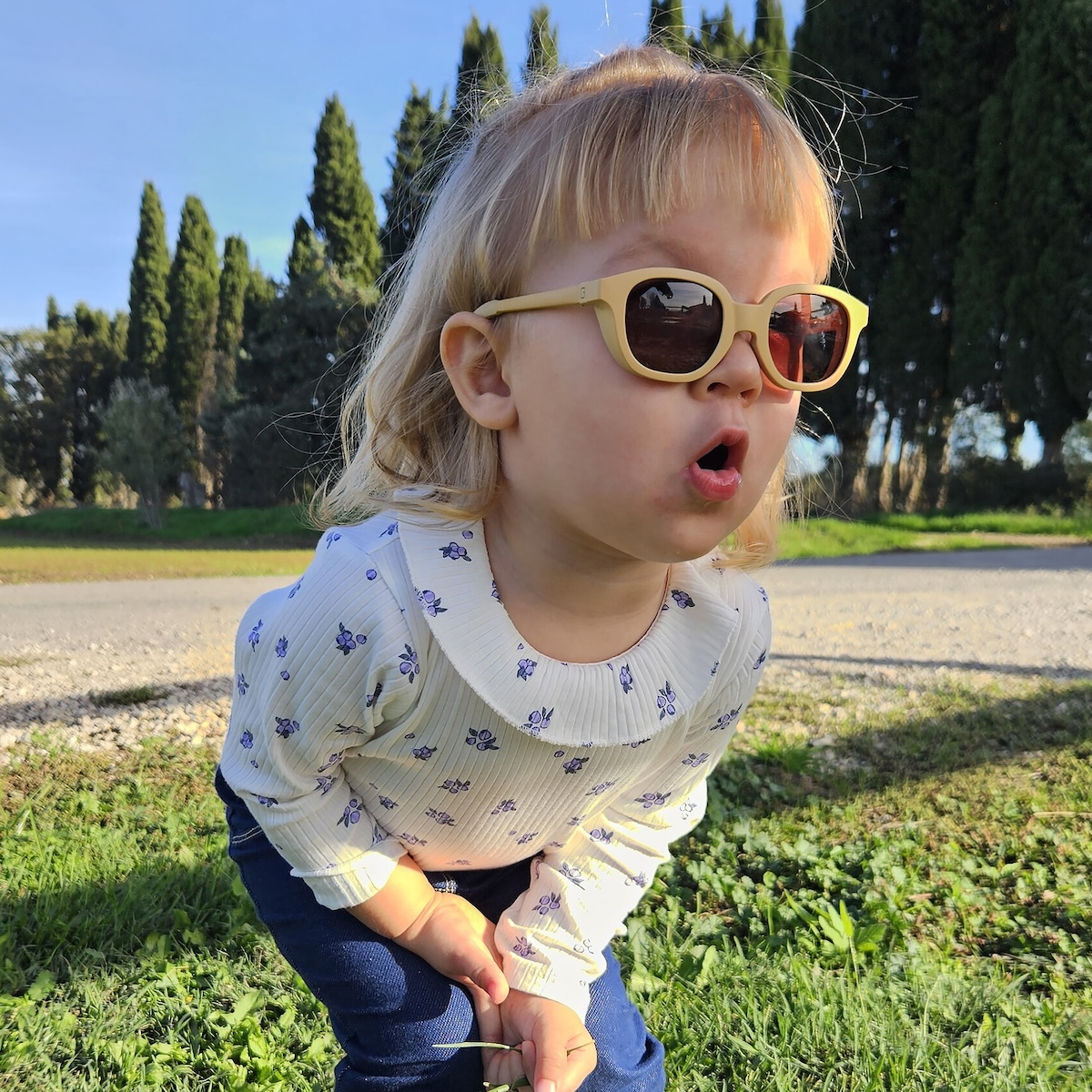 Sonnenbrille 9-24m SQUARE Beaba lucky ocre