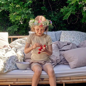 Spannbetttuch 120x200x13cm Dear April Sail Stripes