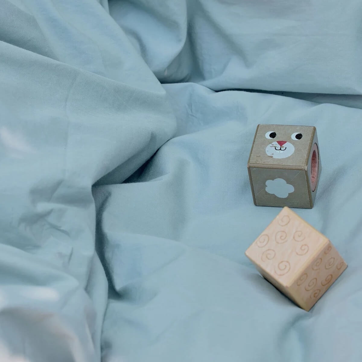 Spannbetttuch 68x122x12cm Dear April Sea Notes