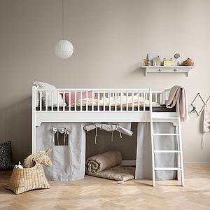 Spielbett 90x200cm SEASIDE CLASSIC Oliver Furniture weiß