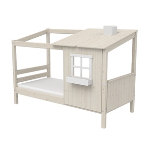 Spielbett Baumhaus 90x200cm 1/2 PLAY HOUSE CLASSIC Flexa weiß