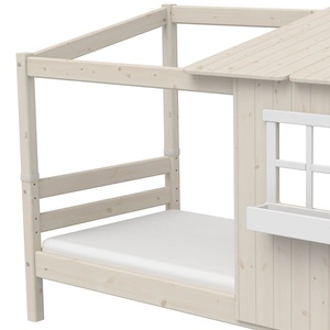 Spielbett Baumhaus 90x200cm 1/2 PLAY HOUSE CLASSIC Flexa weiß