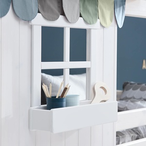 Spielbett Baumhaus 90x200cm 1/2 PLAY HOUSE CLASSIC Flexa weiß