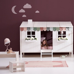 Spielbett Baumhaus 90x200cm 1/2 PLAY HOUSE CLASSIC Flexa weiß