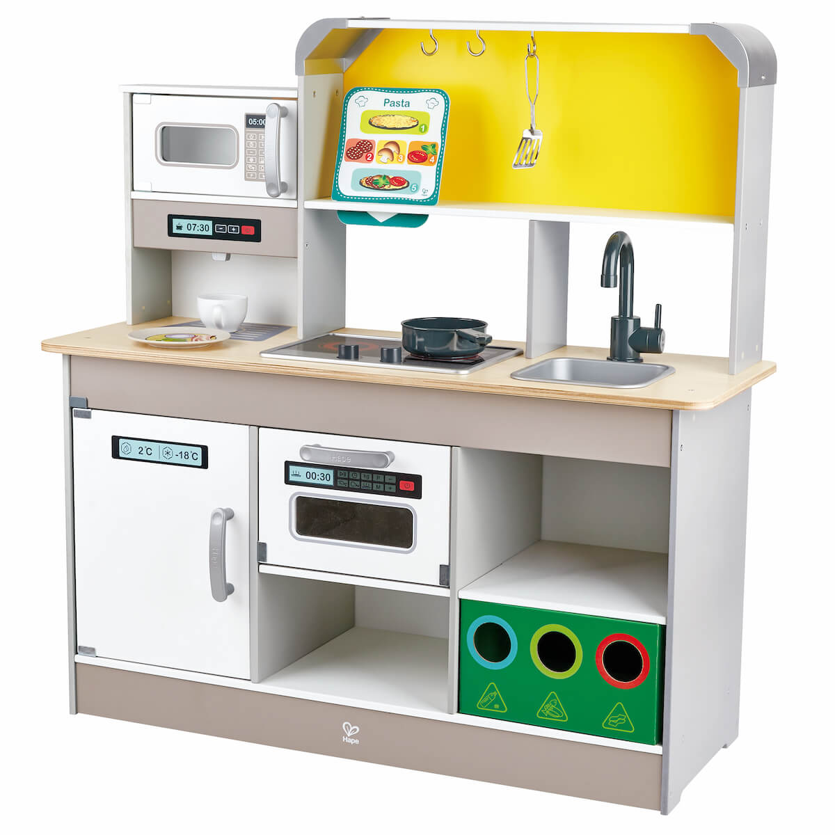 Spielküche Deluxe mit Mikrowelle Hape