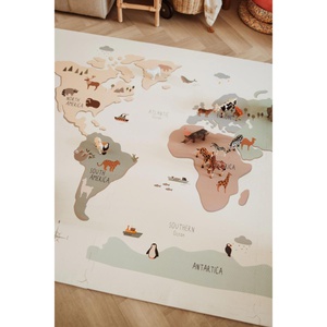 Spielmatte 120x180cm EEVAA WORLDMAP COLOUR Play&go