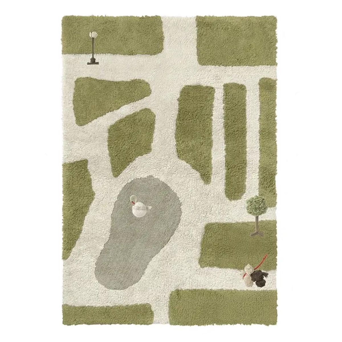 Spielmatte 90x130cm HYDE PARK Wouf wouf Lorena Canals 