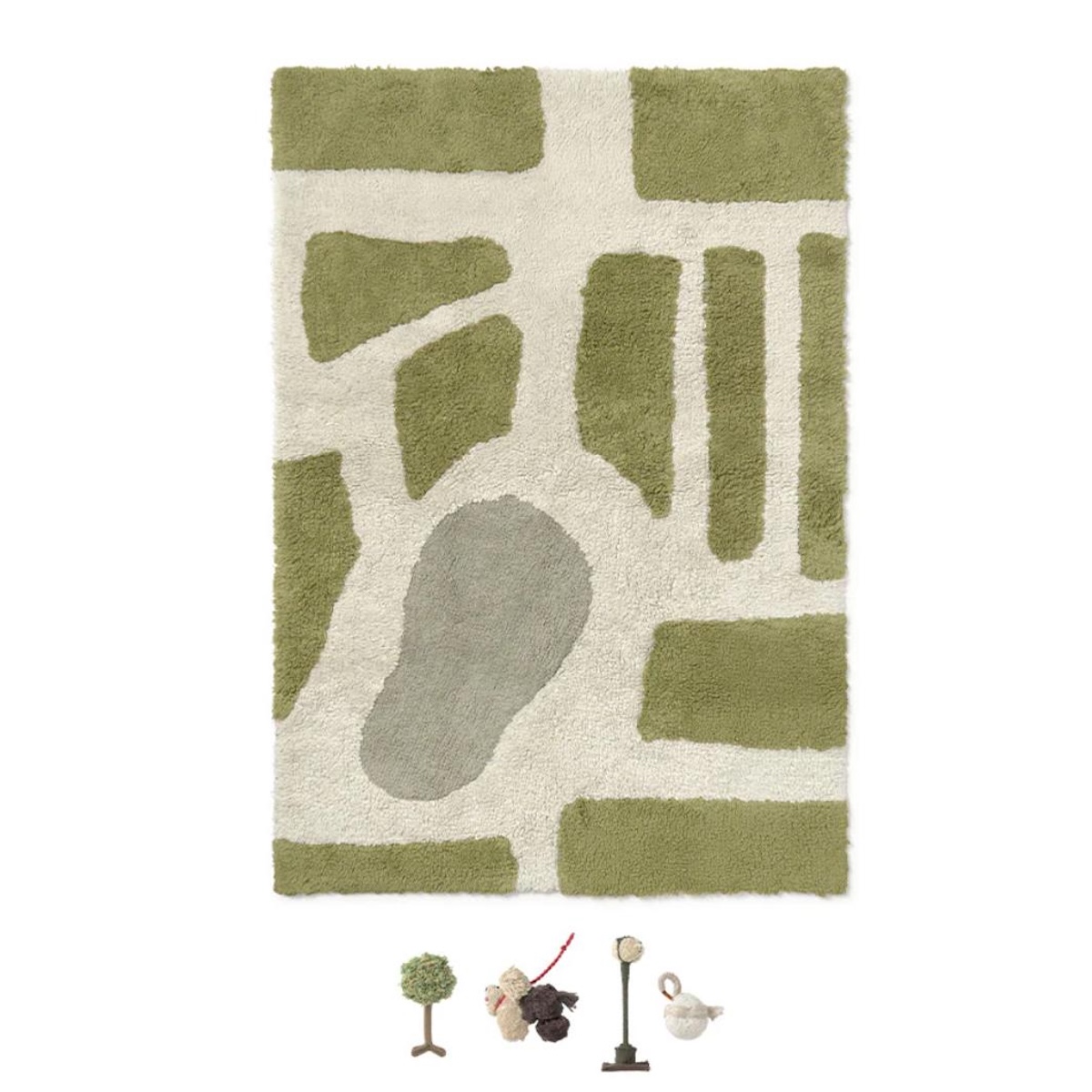 Spielmatte 90x130cm HYDE PARK Wouf wouf Lorena Canals 