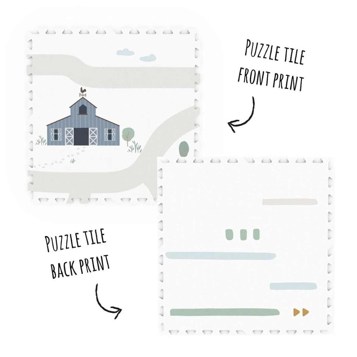 Spielteppich 120x180cm EEVAA FARM Play&go