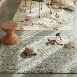 Spielteppich waschbar WAVES 90x130cm Lorena Canals