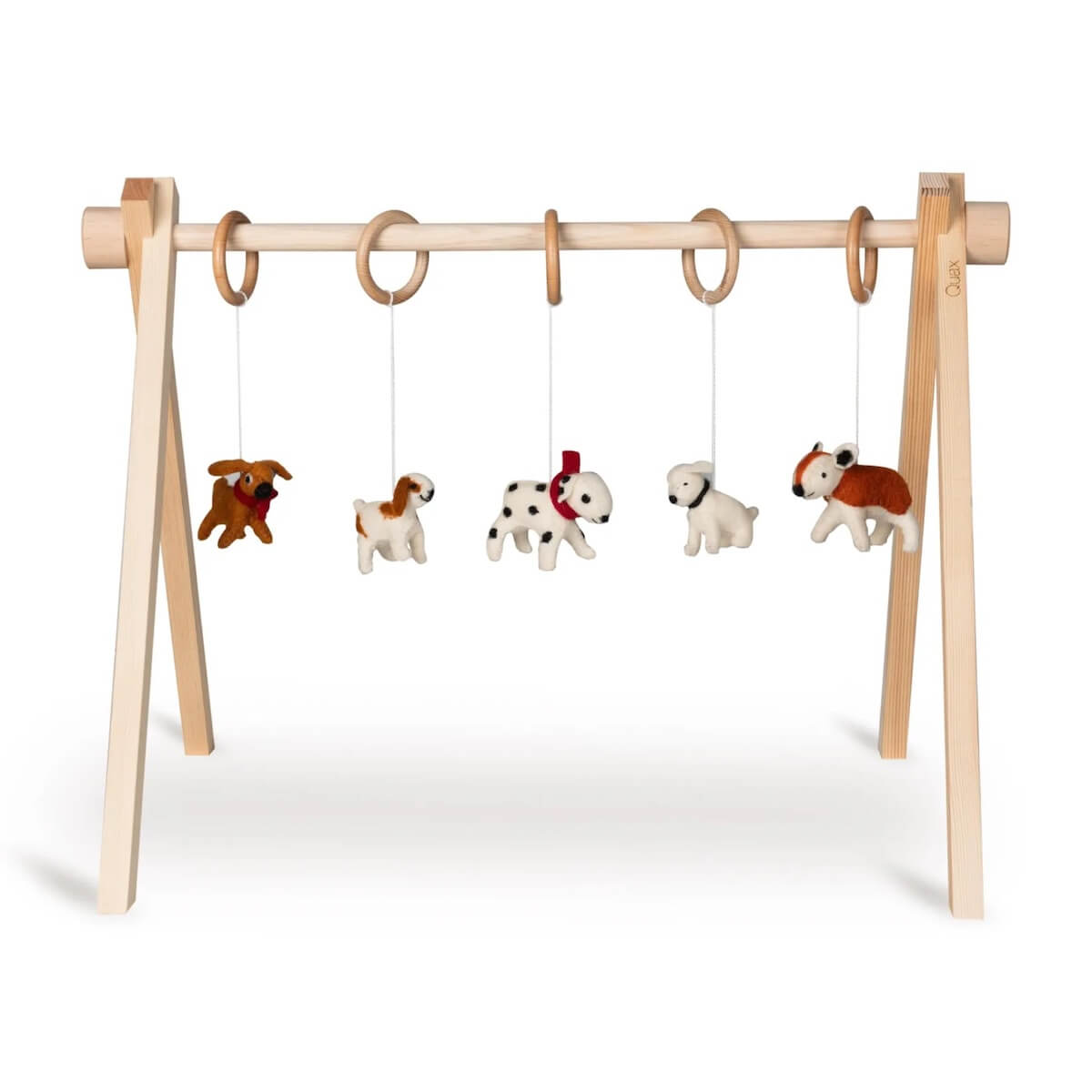Spielzeugset zum Aufhängen 5tlg. HUNDE Quax