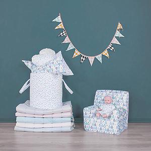 Spielzeugtasche kleine Tropfen Abitare Kids Blau-Grün
