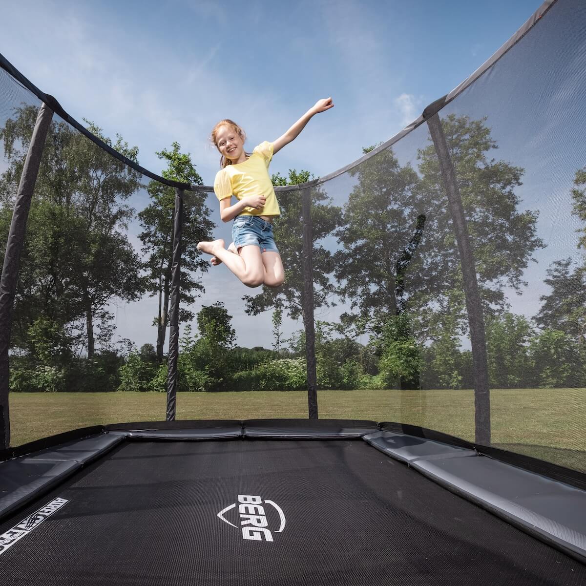 Sport Trampolin BERG Ultim Champion InGround 330 Grau