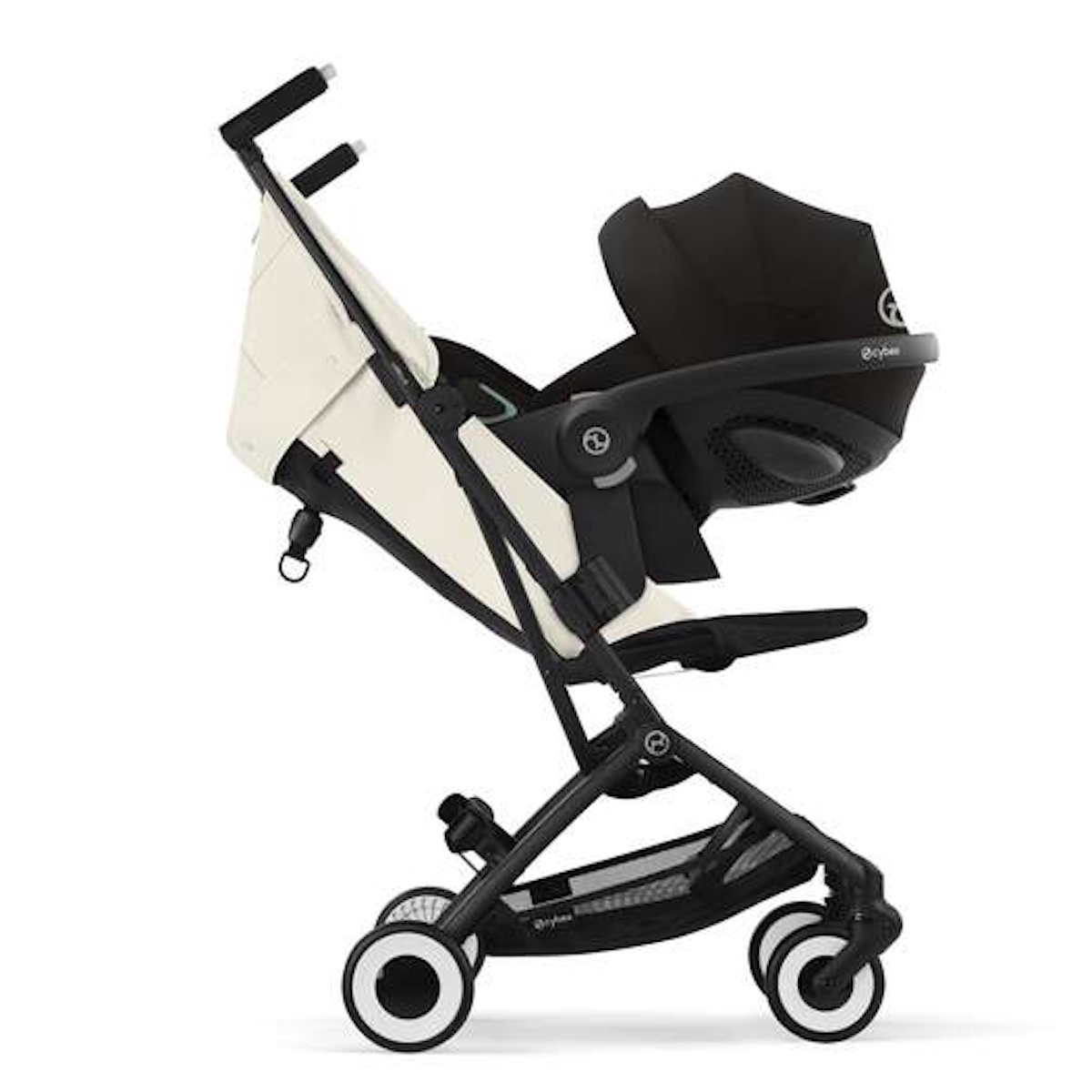 Sportwagen LIBELLE Cybex BLK Canvas White light beige