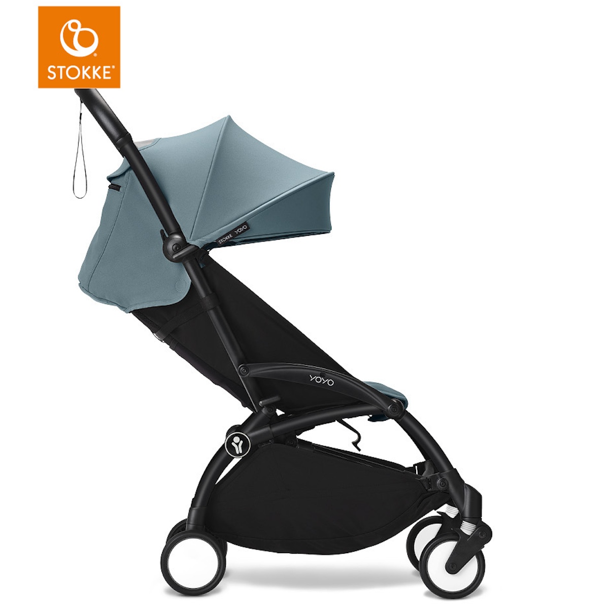 Sportwagen STOKKE YOYO 3 6+ weiß-aqua
