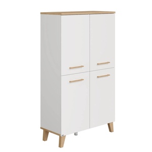 Standregal, 4 Ports OSCAR Paidi Eiche Nebraska / Weiß