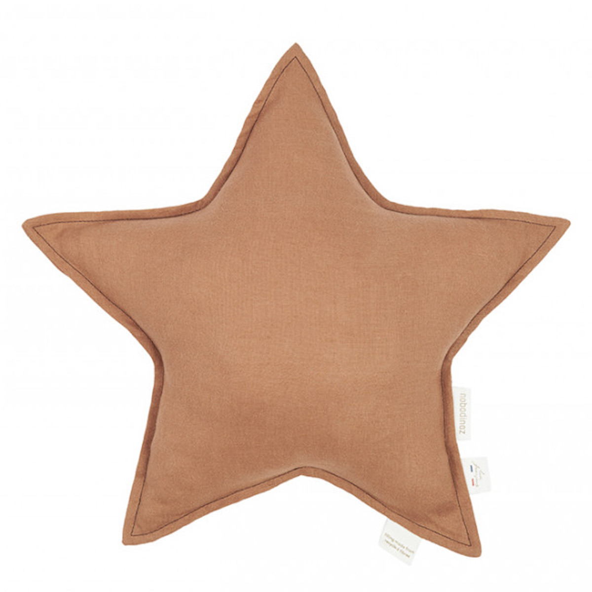 Stern Kissen LIN FRANZÖSISCH Nobodinoz Noisette