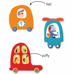 Sticker Ich liebe Autos Djeco