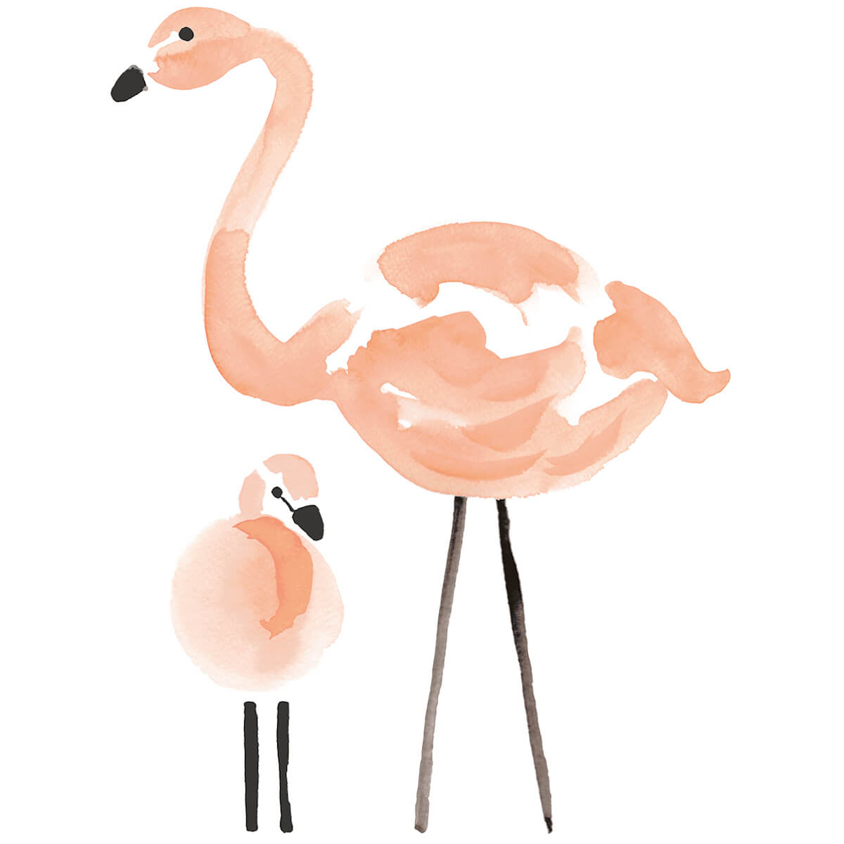 Sticker Specifique - Les Flamants Roses Lilipinso