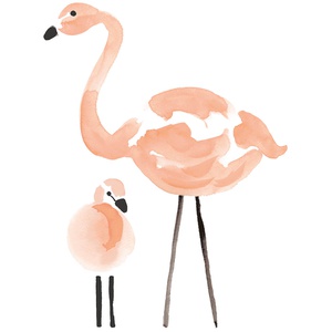 Sticker Specifique - Les Flamants Roses Lilipinso
