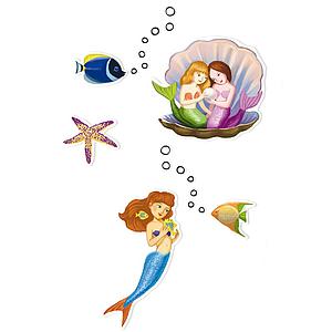 Stickerbögen Meerjungfrauen Djeco