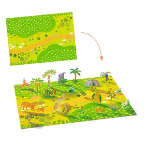 Stickers à relever - Animaux Djeco