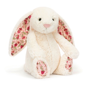 Stofftier Blossom Cream Hase 'Berry' Jellycat