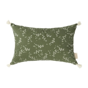 Stories Tassels Cushion 35x20 Nobodinoz green jasmine