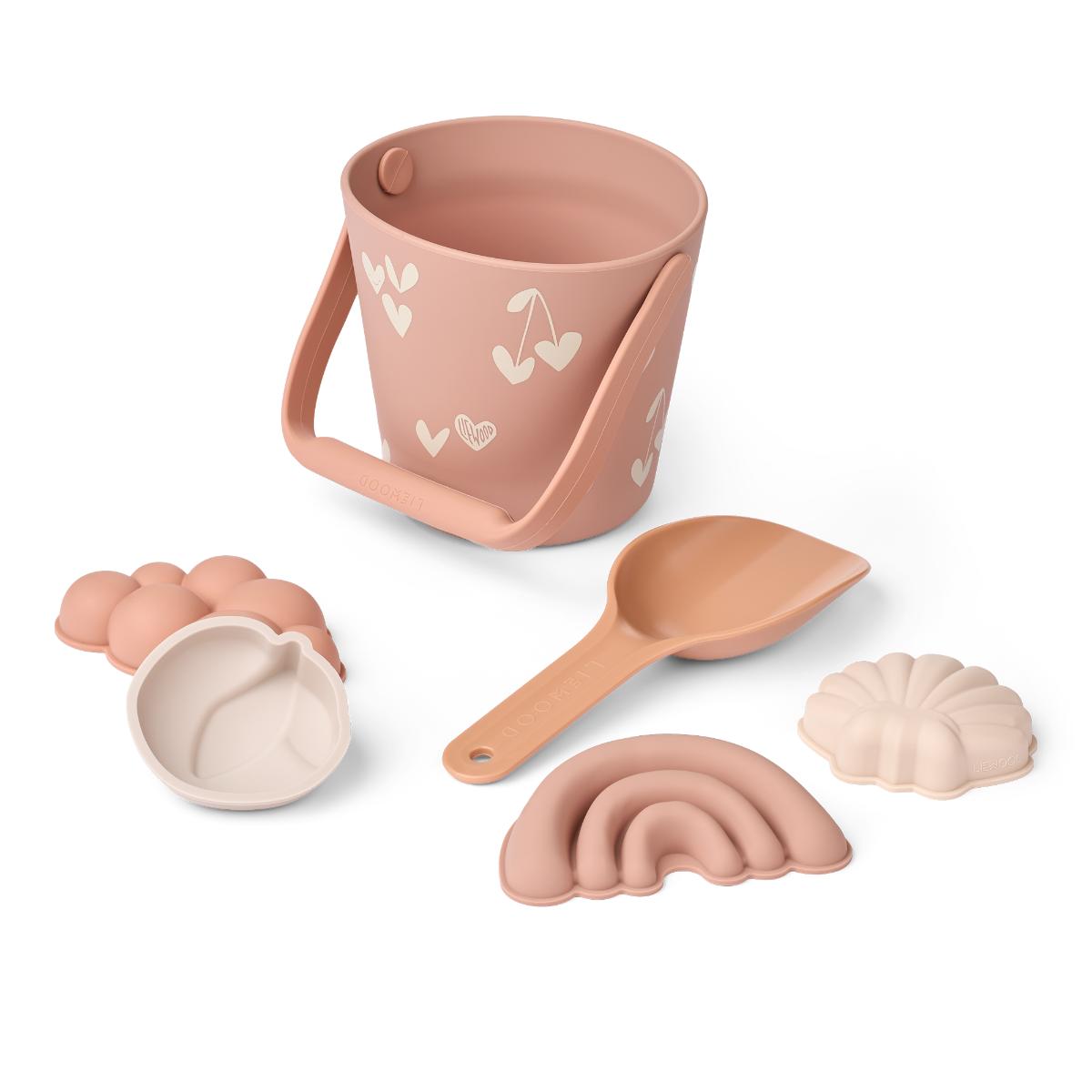Strandspielzeug-Set GILMA Liewood Sweethearts Pale tuscany