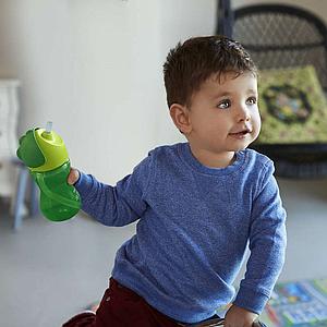 Strohhalmbecher 300ml BOY Avent grün