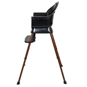 Stuhl Évol Ultimo 3 Luxe Quax schwarzer Nussbaum