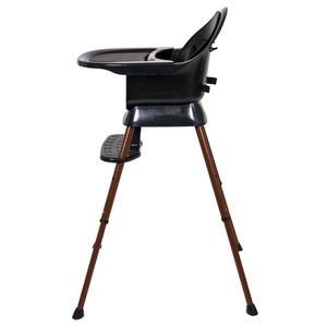 Stuhl Évol Ultimo 3 Luxe Quax schwarzer Nussbaum